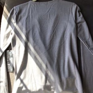 Zobha workout wrap sweater top SMALL